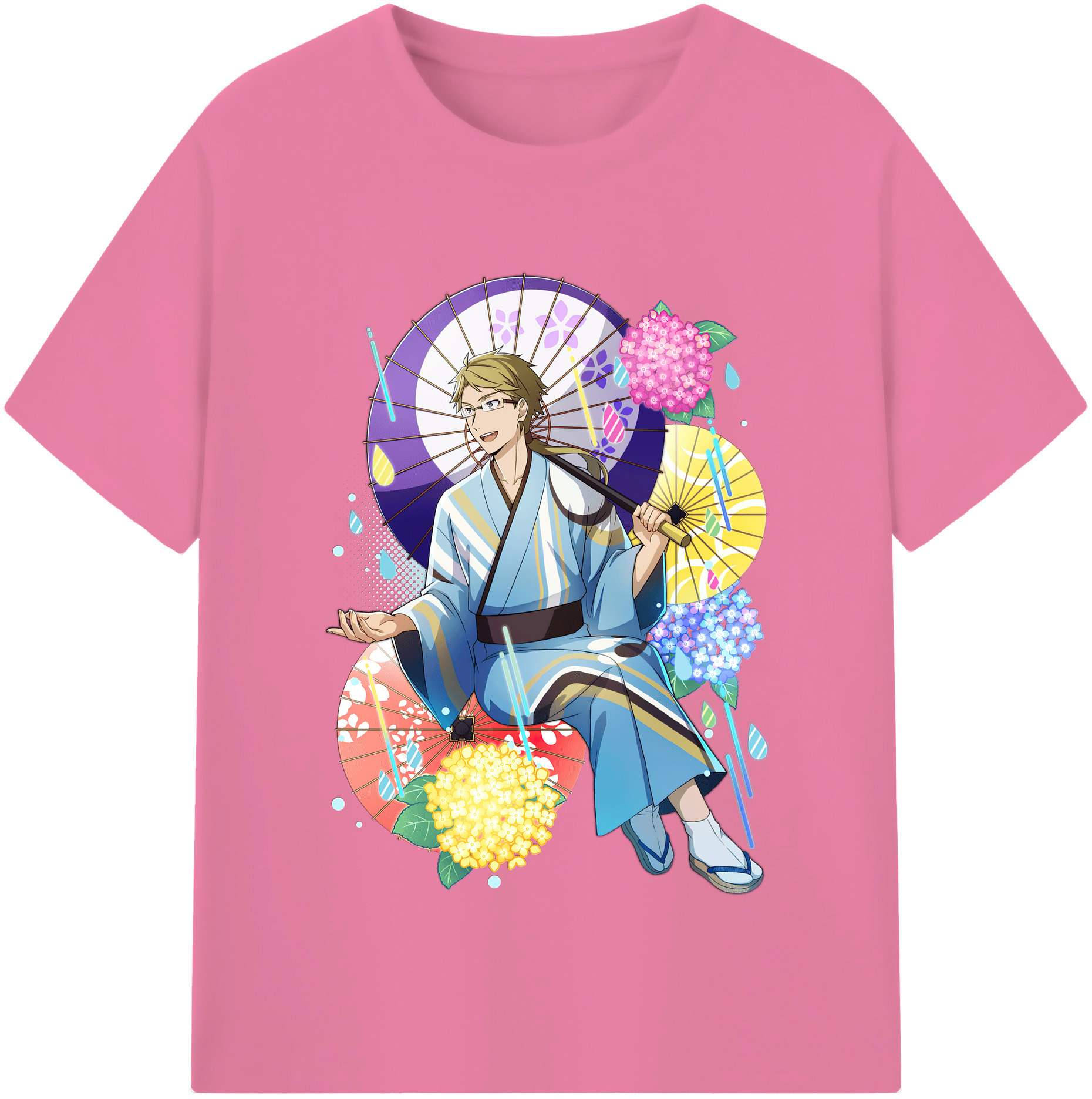（画像用） 文豪ストレイドッグス Bungo Stray Dogs 綿100％半袖Tシャツ（フロントプリント）
